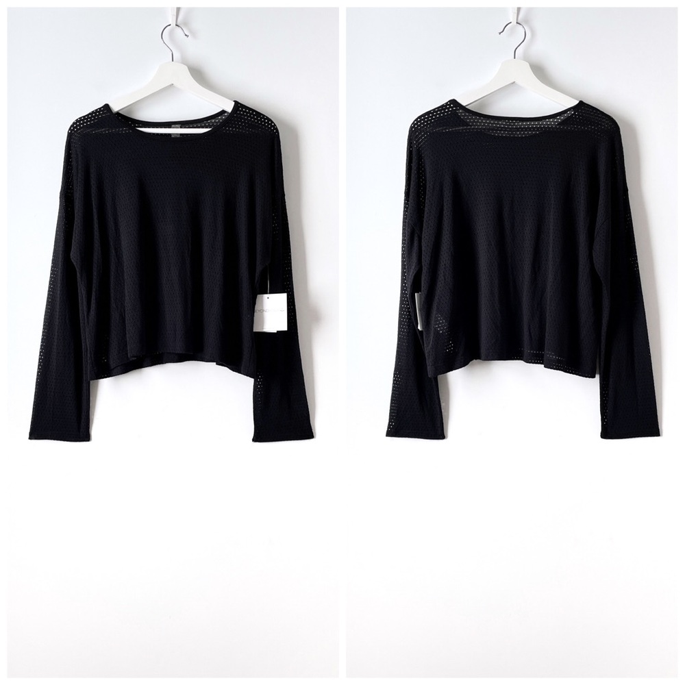 nwt beyond yoga  mesh me up pullover m - Picture 5 of 15